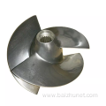 Precision cast impeller of vacuum cleaner compressor